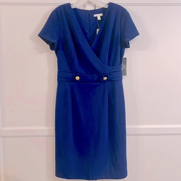 New York & Company Dresses & Skirts - New York & Company Royal Blue dress. Sz M. NWT. See photos for specific details